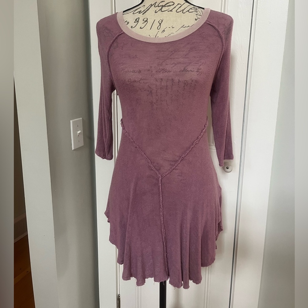 Free People Mauve Colored Weekends Layering Top. Women's Size XS.